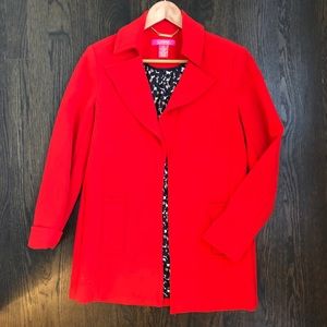 Catherine Malandrino red jacket blazer